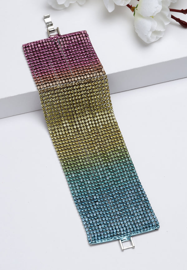 Pulsera Diva multicolor de lujo