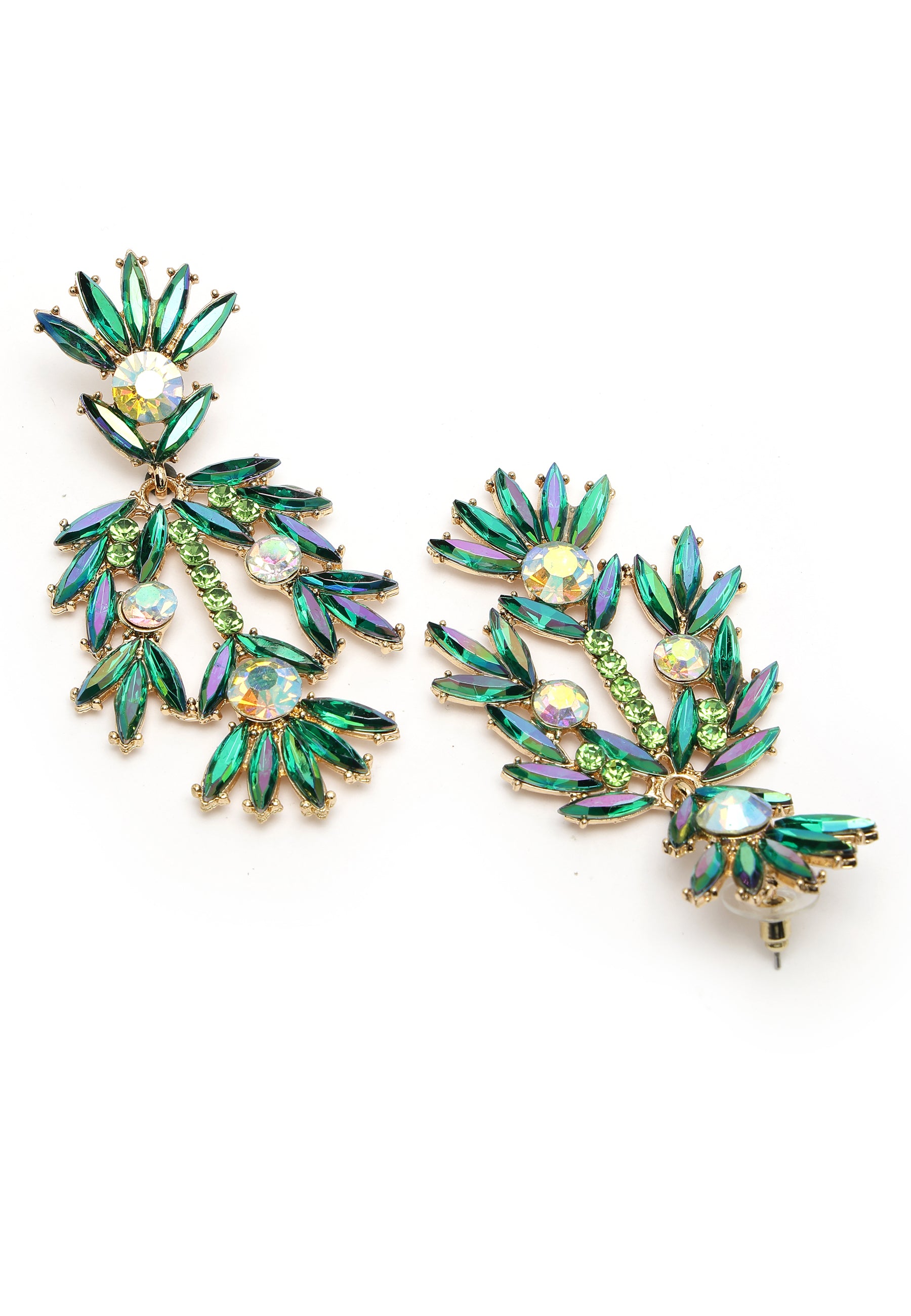 Earrings Plume Floral Fancy