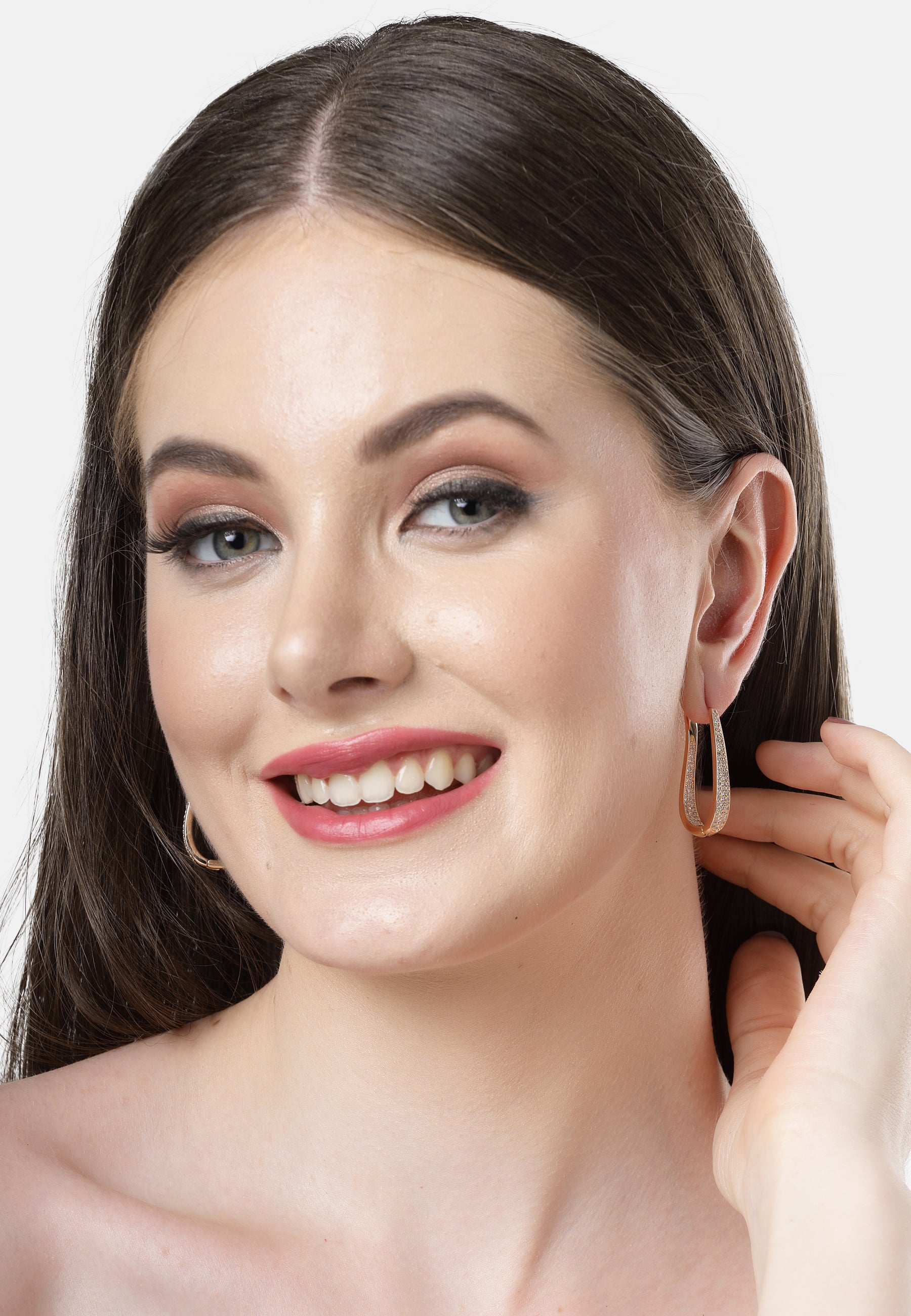 U-Shaped Zirconia Hoops