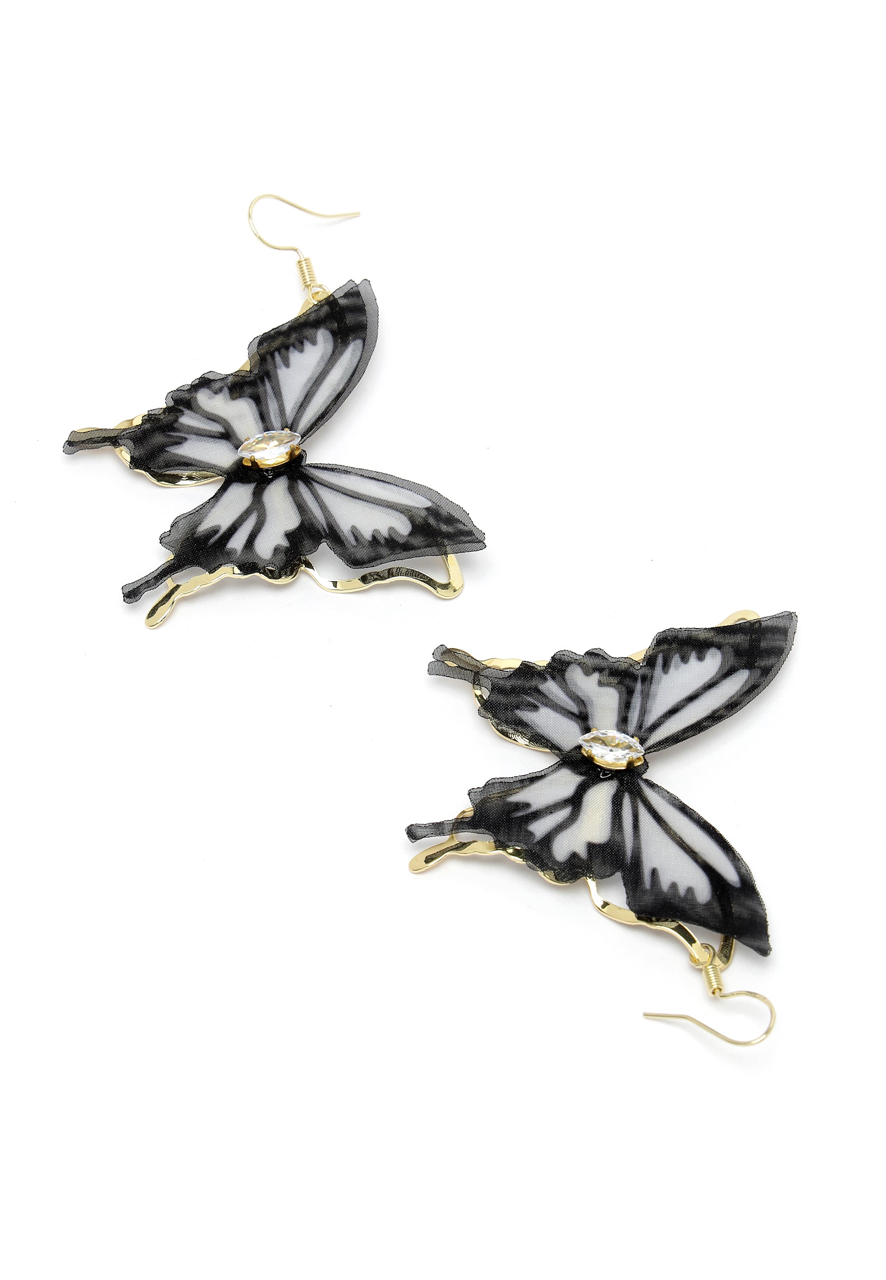 Cute Black Butterfly Stud Earrings