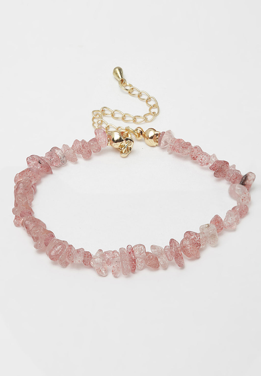 Roze stenen armband