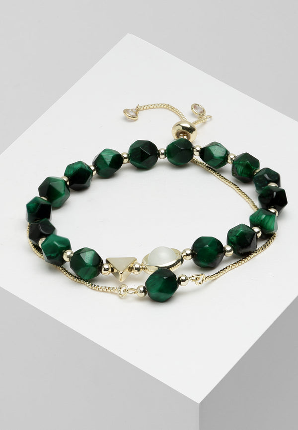 Pulsera Cristal Verde