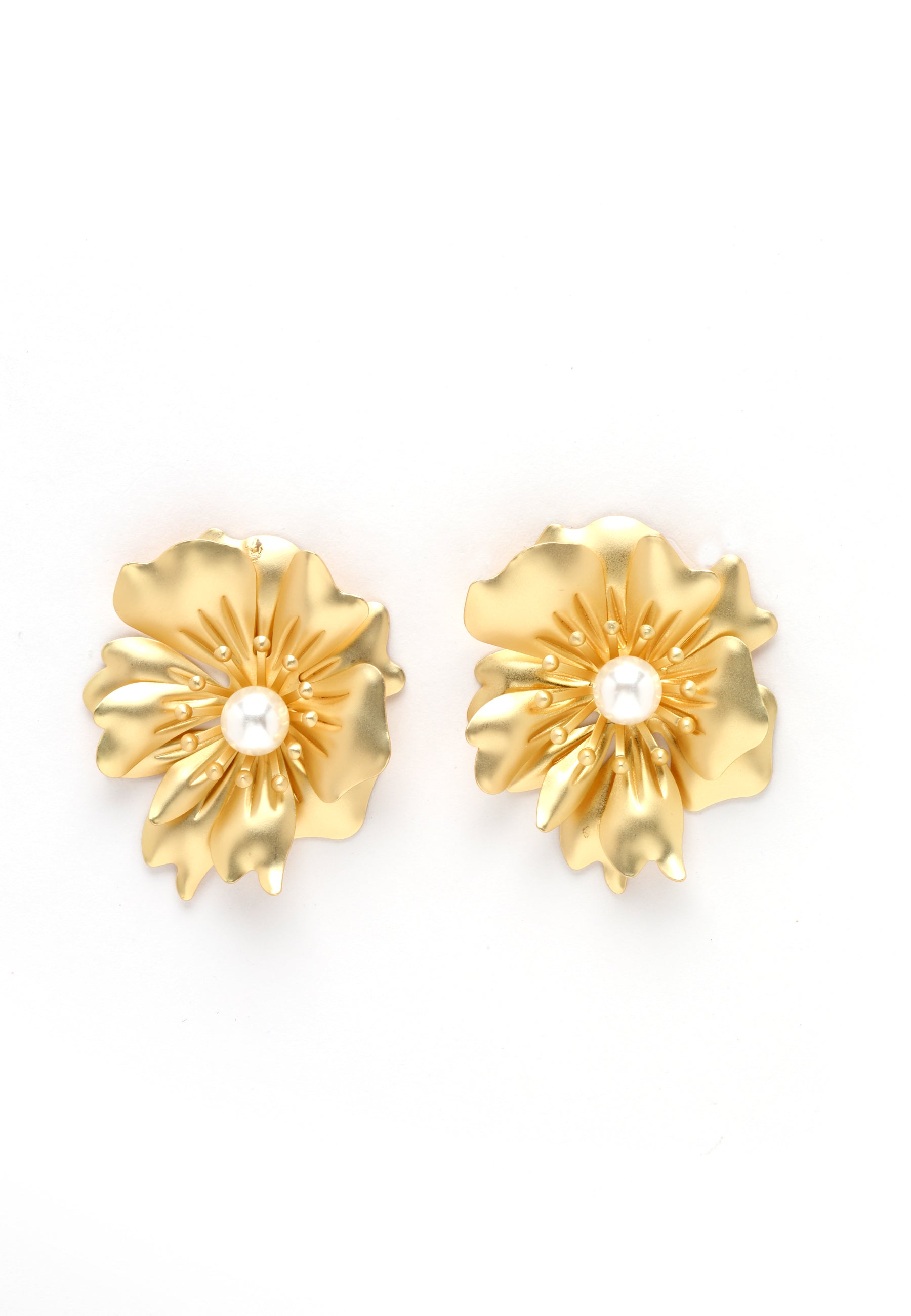 Pendientes florales